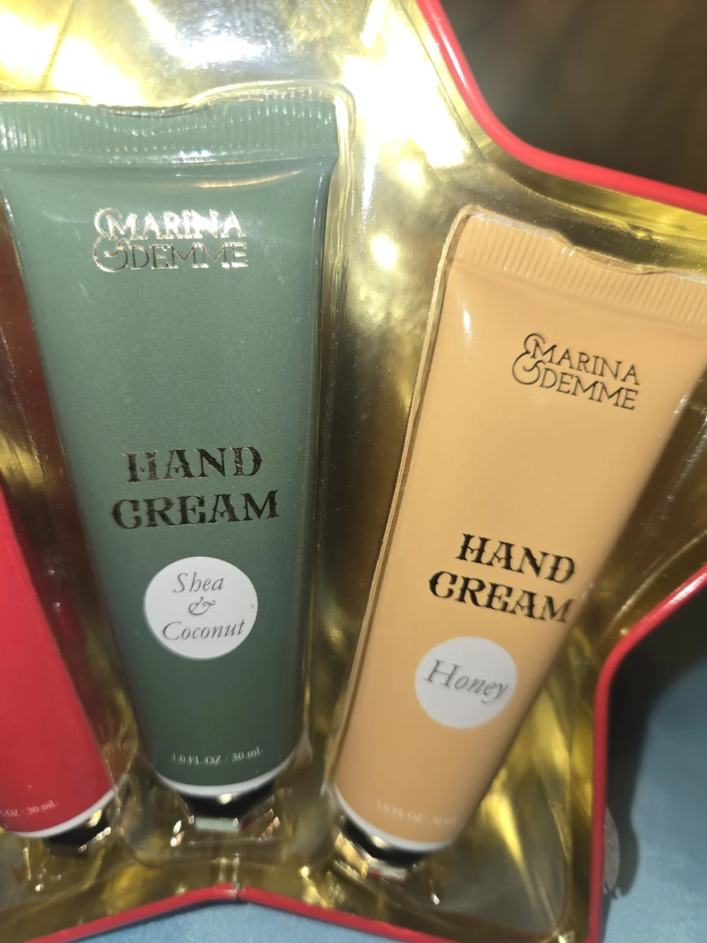 Marina & Demme Hand Lotion Set Rose, Shea, Honey 1oz Each New Fragrant Feminine - Picture 2 of 5